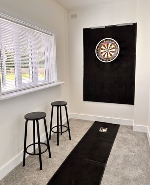 Darts room / storage room- click for photo gallery